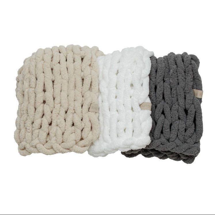 Infinite Chunky Knit Blanket - Cuddle