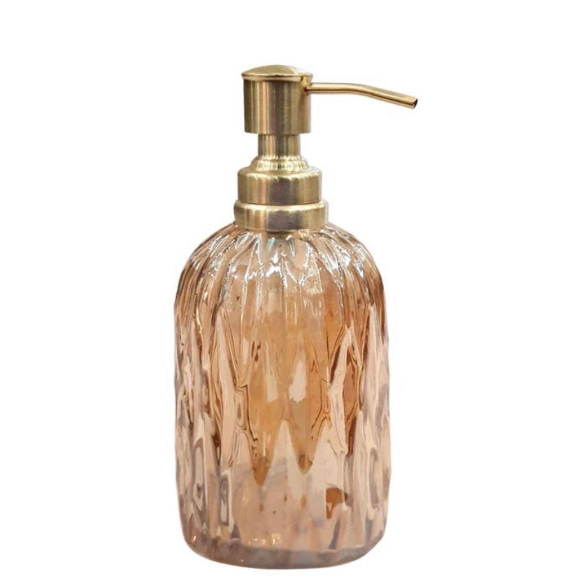 Amber Liquid Soap Dispenser