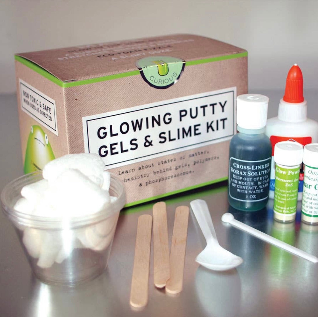 Glowing Putty, Gels & Slime Kit