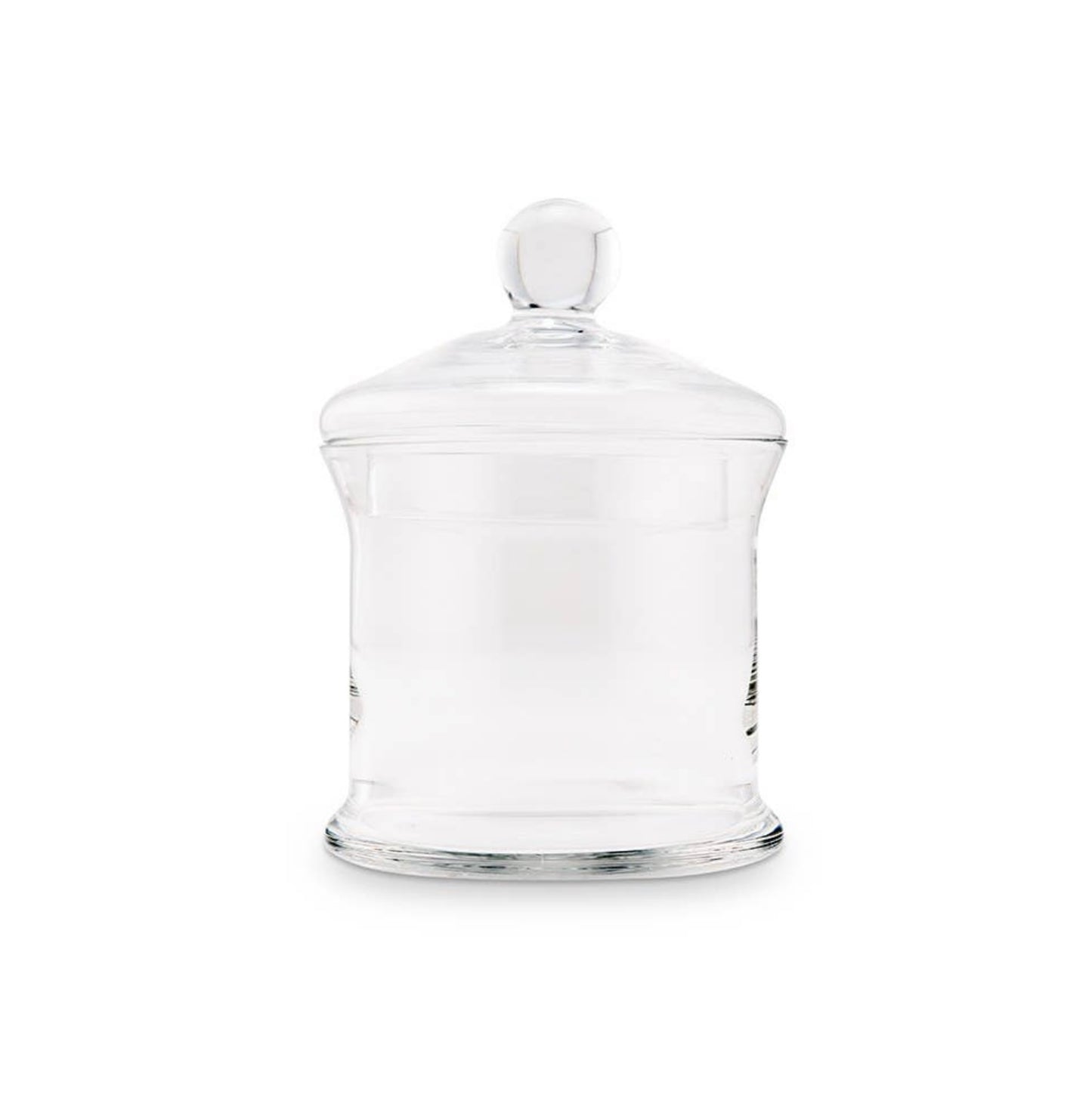 Small Glass Apothecary Candy Jar- Cylinder With Lid